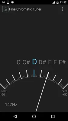 Fine Chromatic Tuner android App screenshot 3