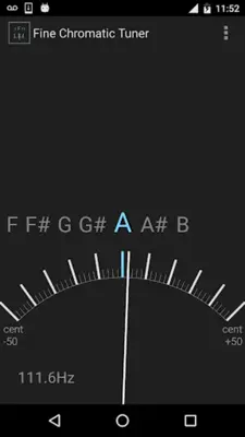 Fine Chromatic Tuner android App screenshot 4